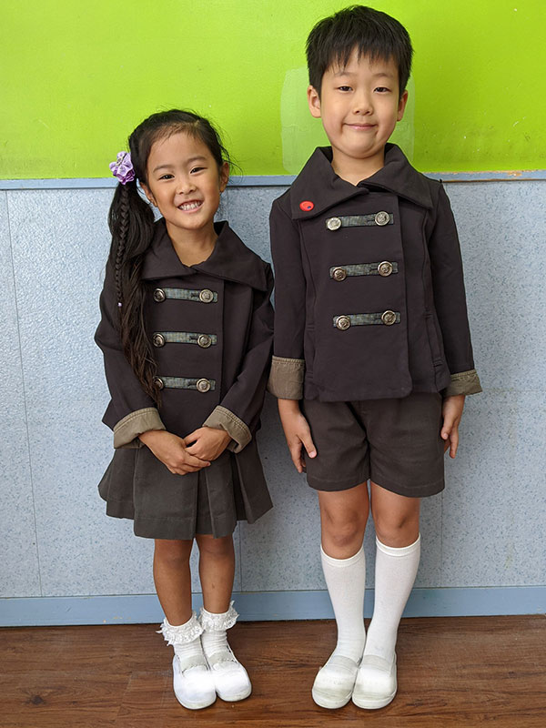 江戸川区あかつき幼稚園 女の子制服 - キッズ用品